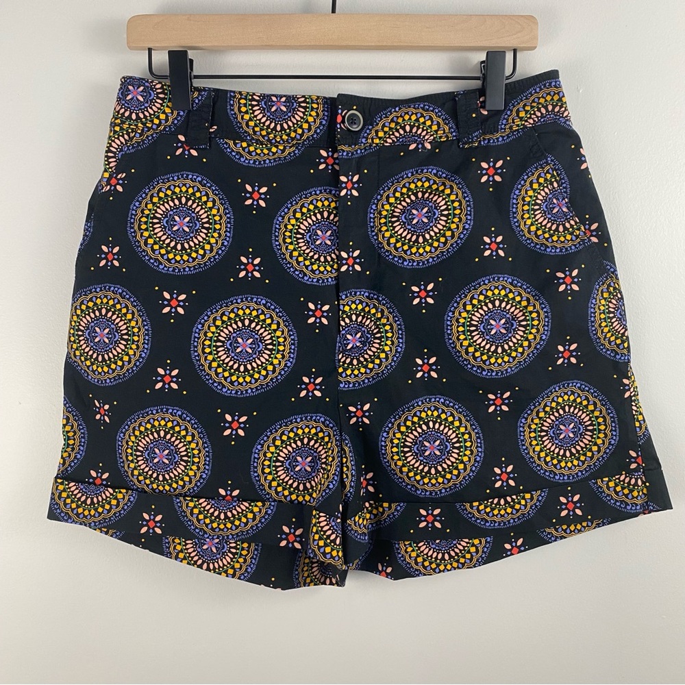Maeve Black Mandala Patterned Boho Short